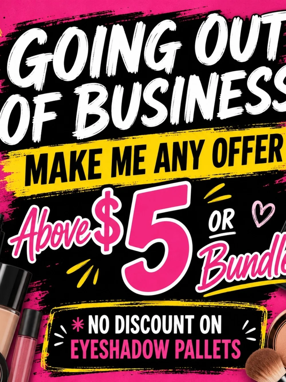 SALE!!! GOING OUT OF BUSINESS.